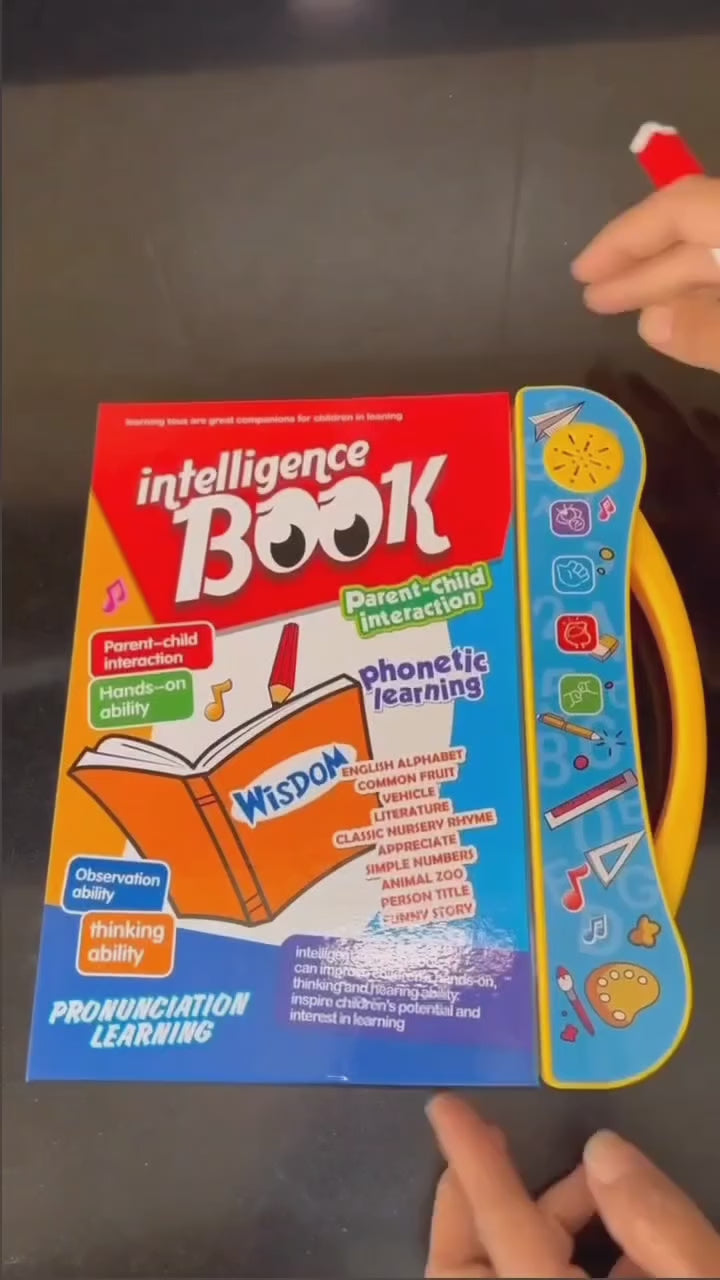Interactive Talking Learning Book for Kids (2–5 Years) | Phonics, ABC, Numbers & Drawing Practice | Early Educational Toy